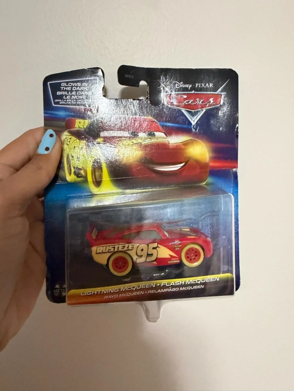 Mattel Lightning McQueen Die-Cast Car in Red and Yellow